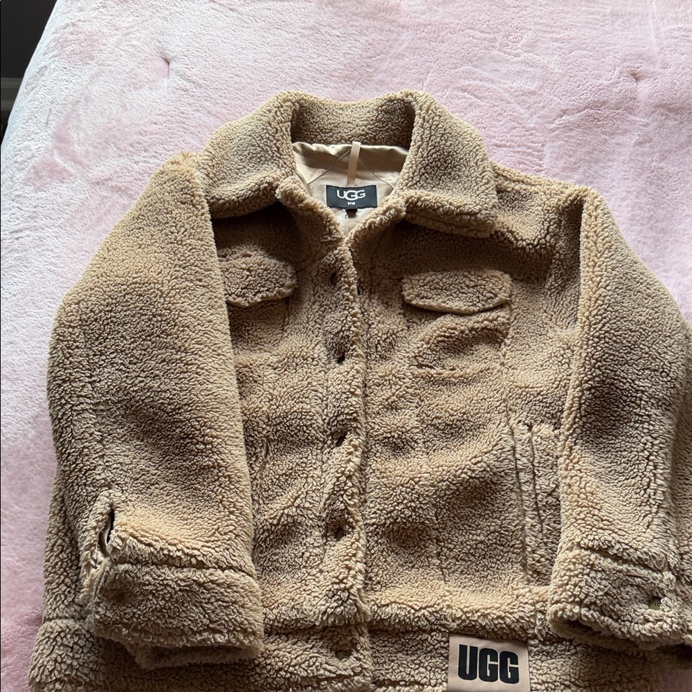 UGG Beige Fleece Jacket